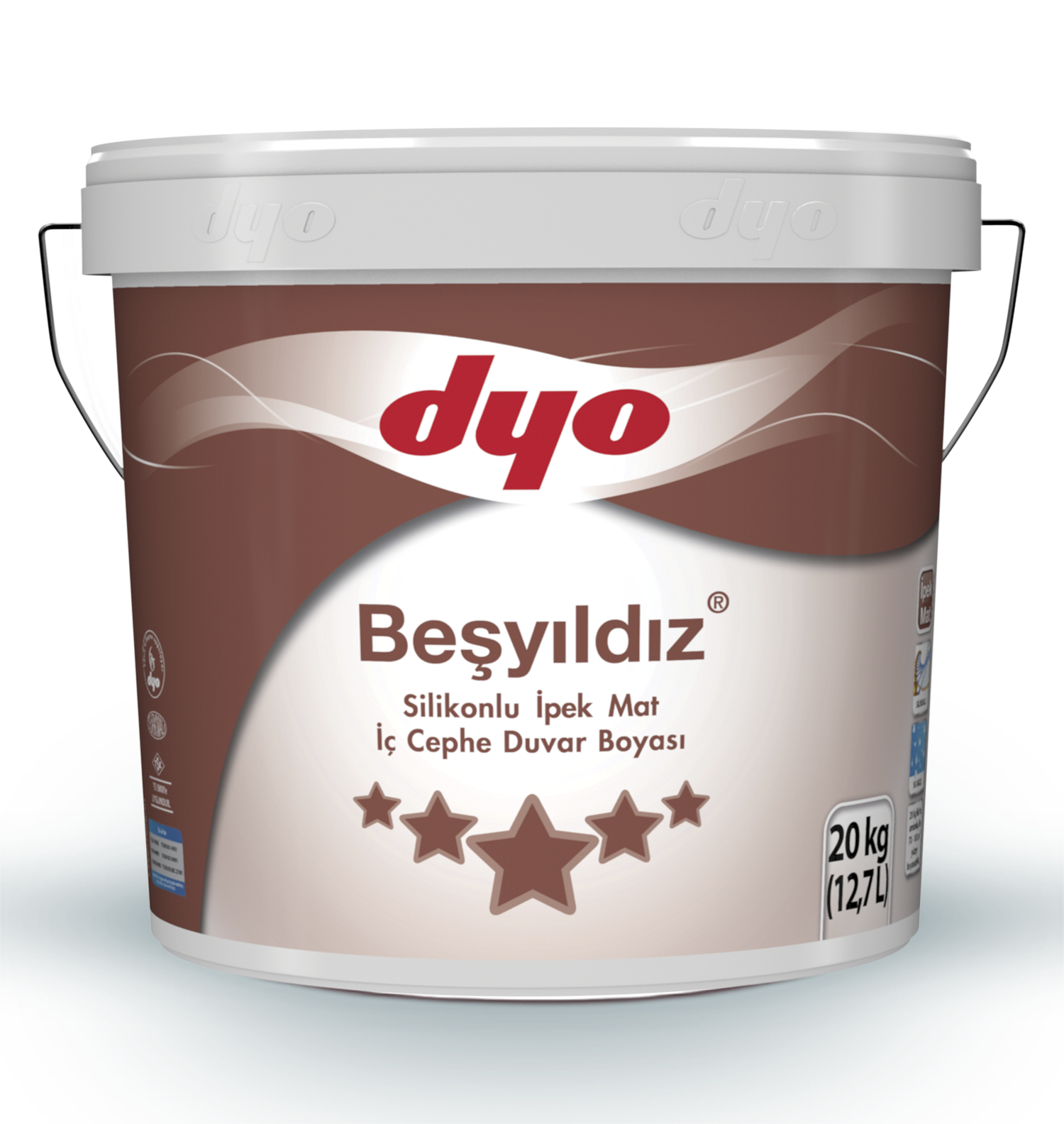 BEŞYILDIZ SİLİKONLU İPEK MAT