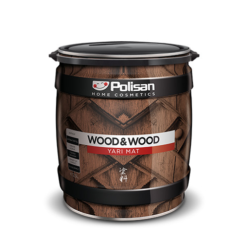 Wood&Wood Anti Aging Ahşap Verniği Yarı Mat Solvent Bazlı