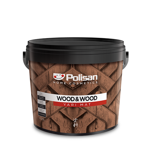 Wood&Wood Anti Aging Ahşap Verniği Yarı Mat Su Bazlı